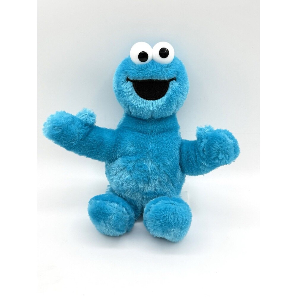 Sesame Street Cookie Monster Plush 8” Blue Stuffed Animal Toy Super Soft